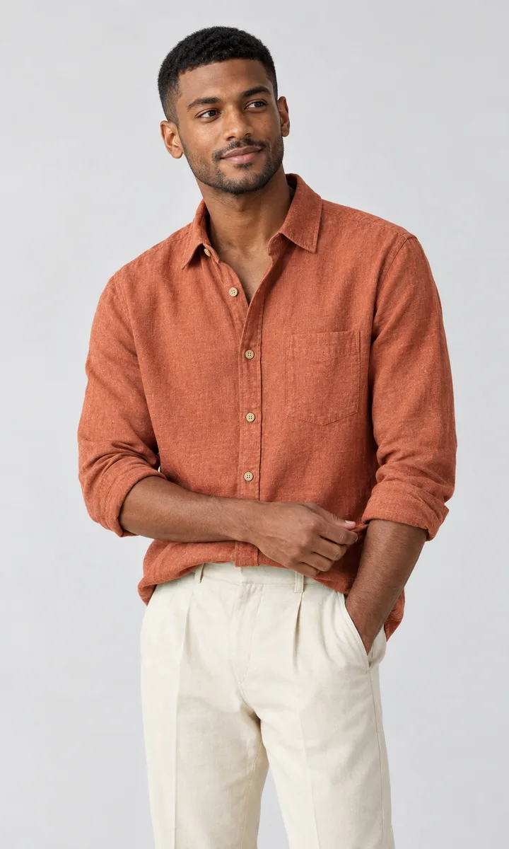 Linen shirt — studio template