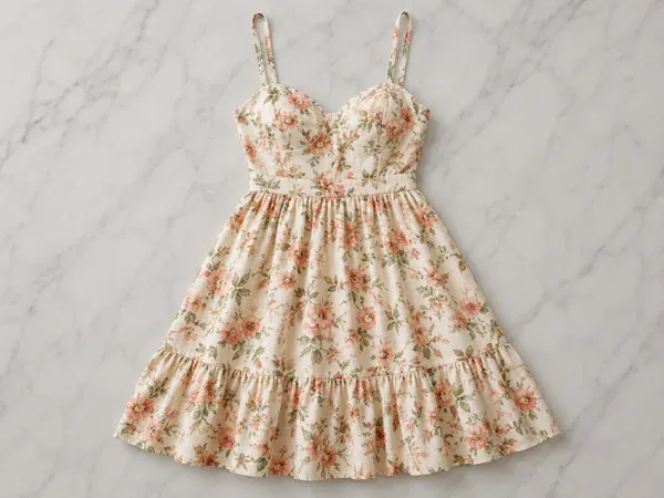 Floral dress before
