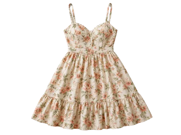 Floral dress after
