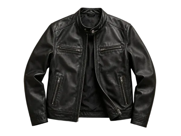 Leather jacket after