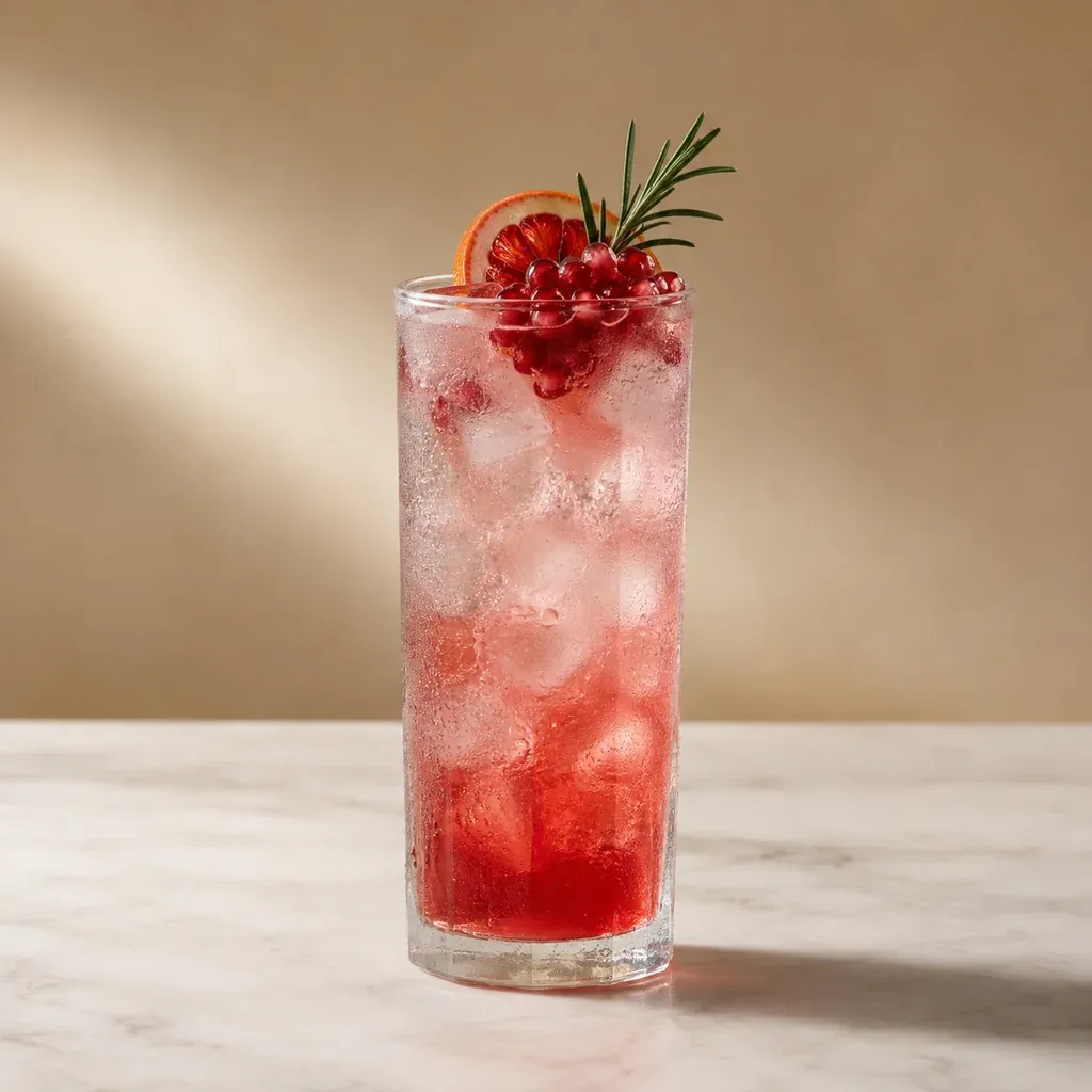 Drink in the glass before