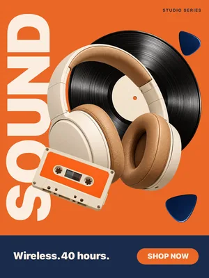 Retro sound — made with Picsmob