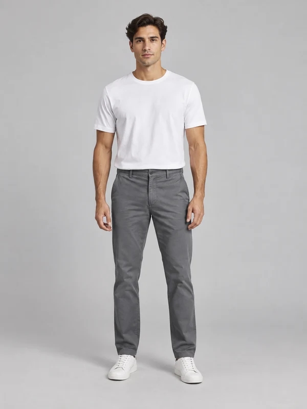 Menswear pose for outfit try-on